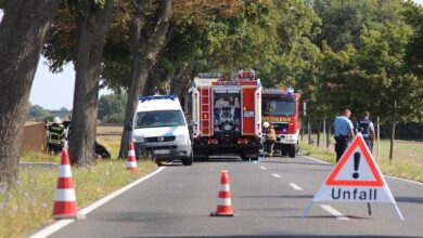 Schwerer Verkehrsunfall auf der B2 - Schwanebeck