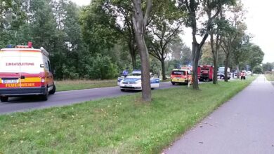 Bernau, Schönow, Unfall, Feuerwehr
