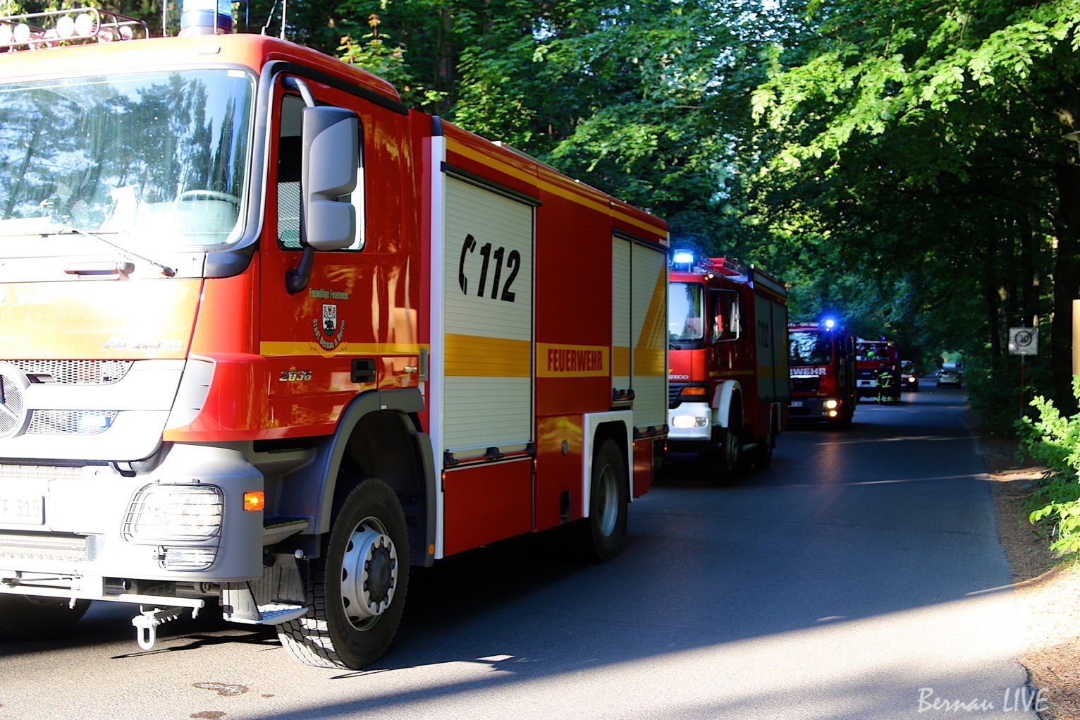Feuerwehr Bernau: Großbrand in Klinik verhindert
