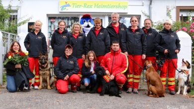 Bernau: Thermojacken für die Rettungshundestaffel DLRG Barnim