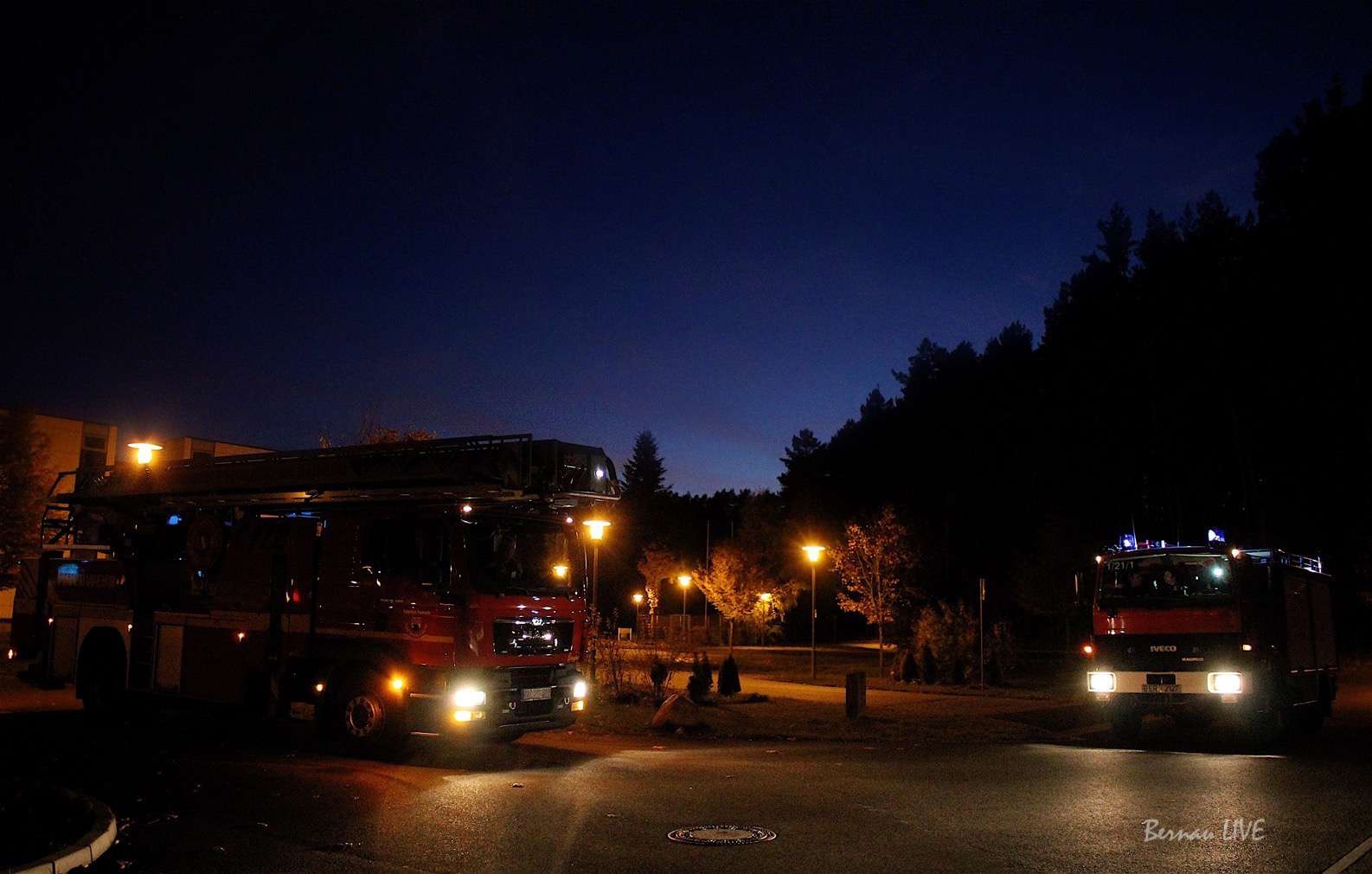 Feuerwehr Bernau: Brandmeldealarm im OSZ Barnim