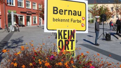 Bernau: NPD rief zur Kundgebung - keiner kam!