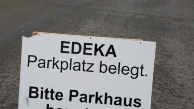 Hinweis: Parken an der Bahnhofspassage Bernau