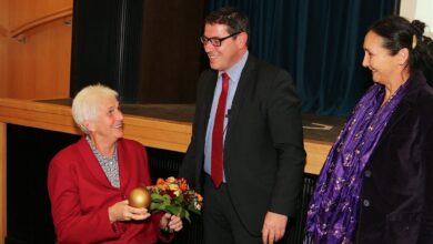 Marianne Buggenhagen in Bernau begrüsst