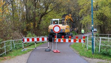 Wegsperrung zwischen der Bahnhofspassage und Bernau-Süd!