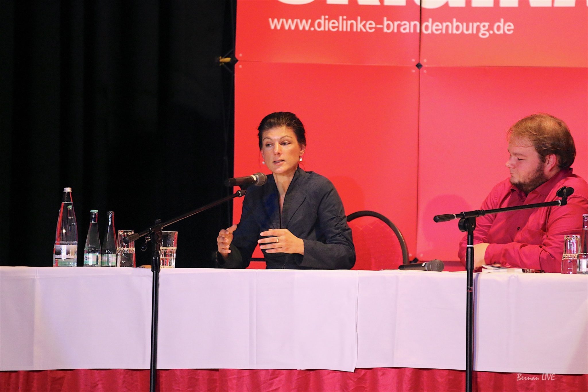 Dr. Sahra Wagenknecht in der Stadthalle Bernau 27 Sahra Wagenknecht in der Stadthalle Bernau