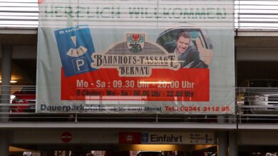 Bahnhofspassage Bernau kontrolliert Parktickets!