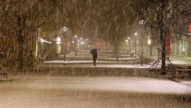 Schnee in Bernau