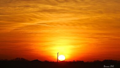 Sonnenuntergang Bernau