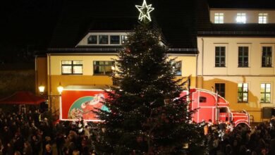 Coca Cola Weihnachtstrucks in Bernau