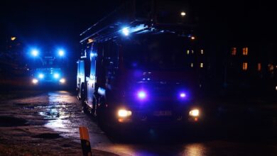 Bernau: Feuerwehreinsatz in der Lanker Strasse