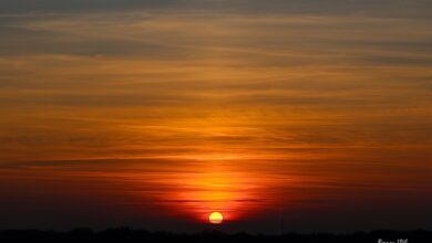 Sonnenuntergang Bernau