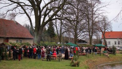 Weihnachtsmarkt Dorfteich Börnicke