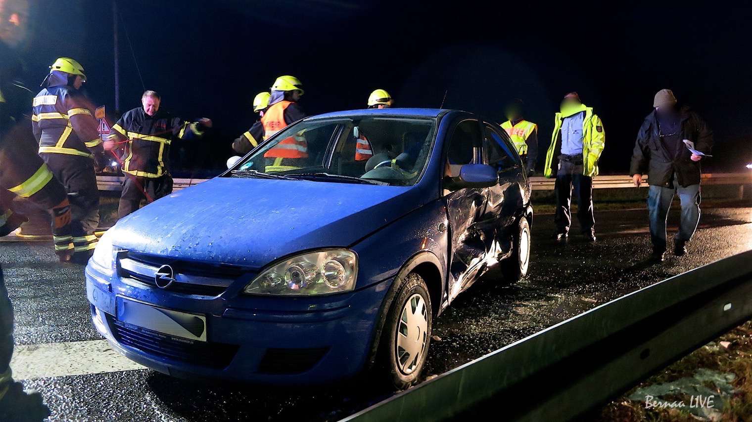 Bernau: Schwerer Verkehrsunfall und Audi Q7 entwendet