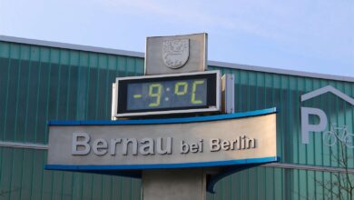 Bernau bei Berlin: Euch einen frostigen guten Morgen!