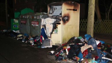 Bernau: Container angezündet - Tatverdächtiger geschnappt