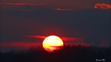 Bernau: Sonnenuntergang in den Feierabend