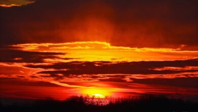 Bernau - Sonnenuntergang