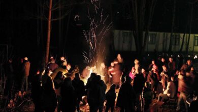 LIVE vom Winterfeuer in Bernau Waldfrieden