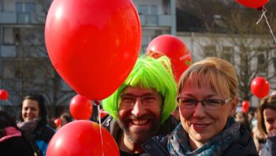 Bernau - Flashmob auf dem Marktplatz