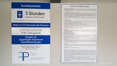 Parken in der Bahnhofs-Passage Bernau