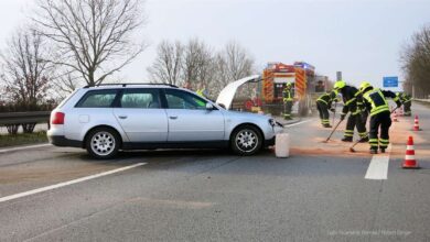 Bernau - Unfall BAB 11 - Bernau - Süd
