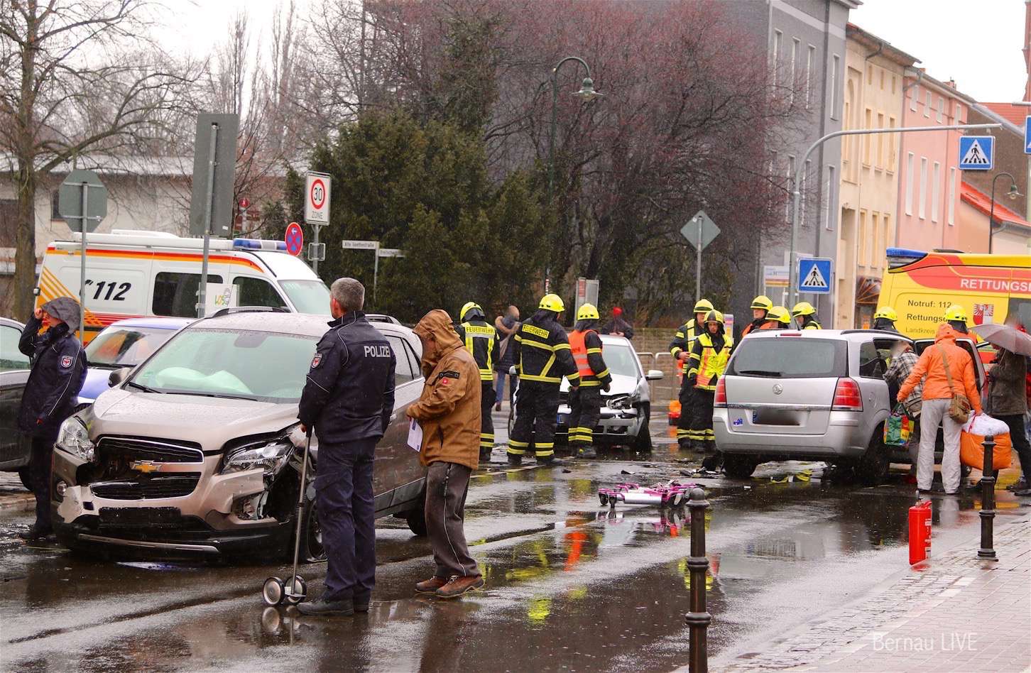 Bernau: Unfall und weitere Polizeimeldungen