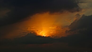 Son ganz bisschen Feierabendsonne über Bernau