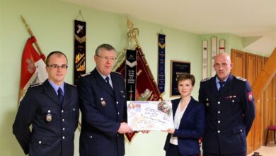 Spendenübergabe Feuerwehr Bernau KNKBB