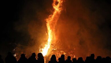 Osterfeuer heute: Basdorf, Biesenthal, Rüdnitz, Stolzenhagen, Schönwalde