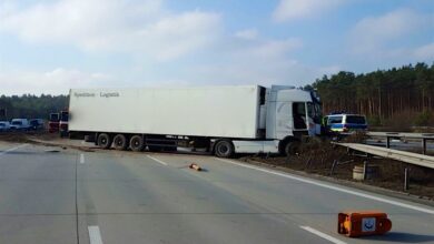 Unfall BAB 10