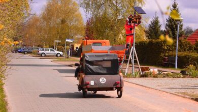 Geschwindigkeitsmesser in Lobetal