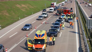 Unfall Dreieck Barnim A10
