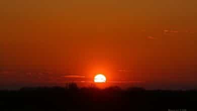 Sonnenuntergang in Bernau