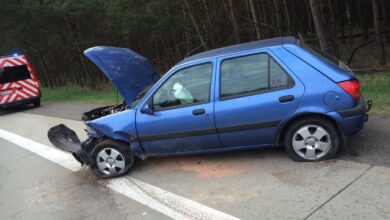 Bernau: Unfall auf der A11 zwischen Lanke und Finowfurt