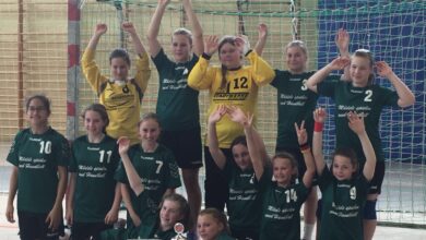 Glückwunsch: Handballerinnen des HSV Bernauer Bären gewinnen Kreispokal