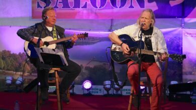 Biesenthal: Gunter Gabriel & Heinrich Doc Wolf im Strandbad Wukensee
