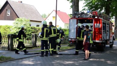 Bernau: Küchenbrand in Melchow und Polizeimeldungen