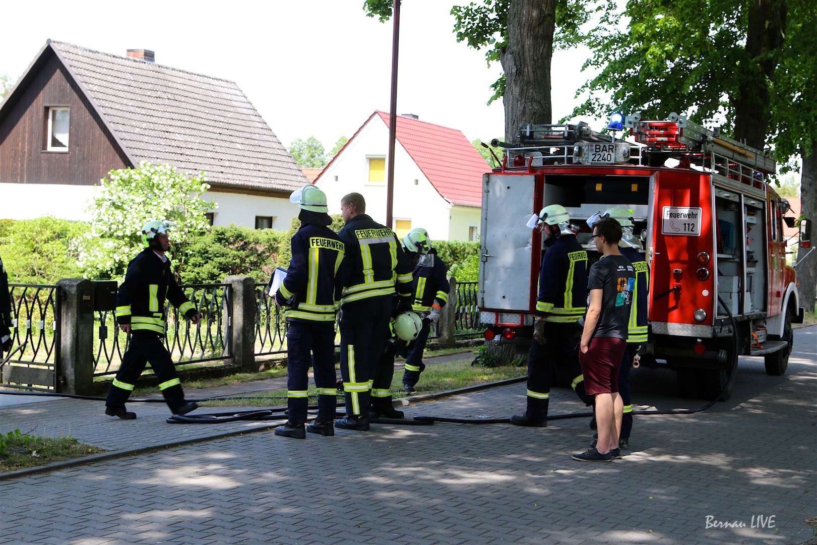 Bernau: Küchenbrand in Melchow und Polizeimeldungen