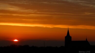 Sonnenuntergang Bernau