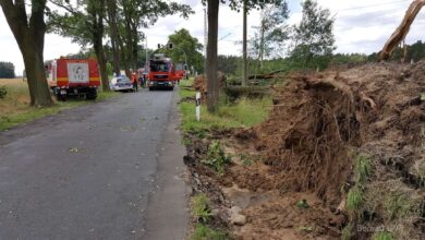 Bernau: Unwetter im Barnim - Danewitz
