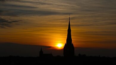 Bernau - Sonnenuntergang