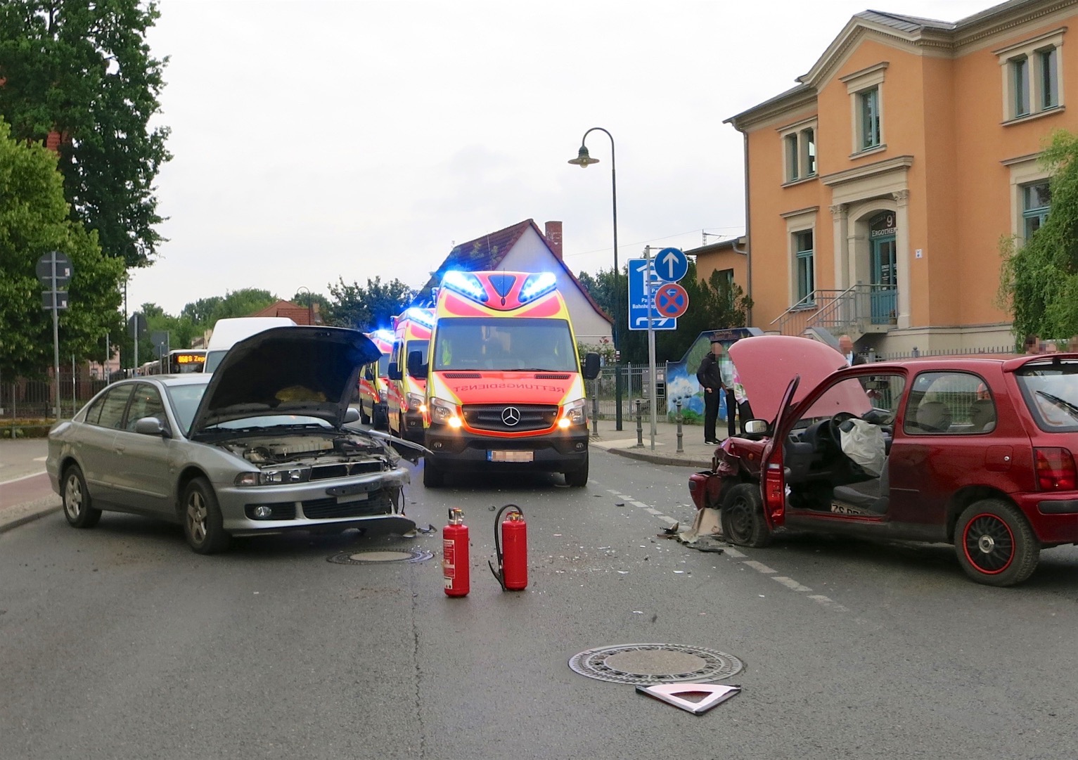 Bernau: Schwerer Verkehrsunfall sorgte für Stau im Berufsverkehr