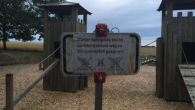 Spielplatz in Bernau-Süd 3 Wochen gesperrt - wegen Wespen!