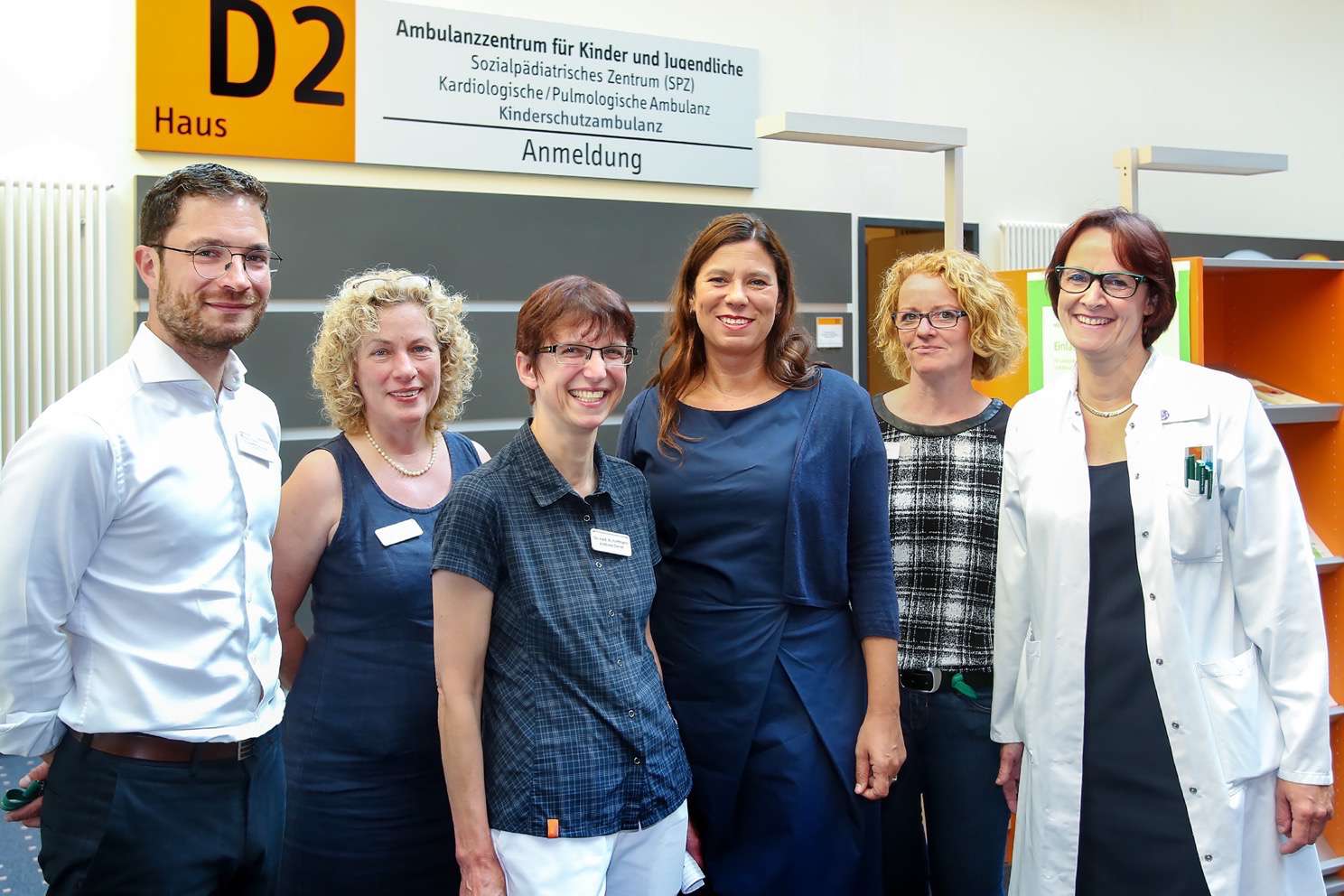 Senatorin Sandra Scheeres besucht die Kinderschutzambulanz im HELIOS Klinikum Berlin-Buch