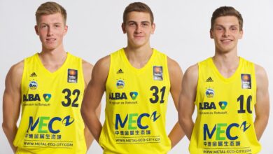 ALBA-Talente Glöckner, Schneider und Zylka als Doppellizenzspieler für die ProB