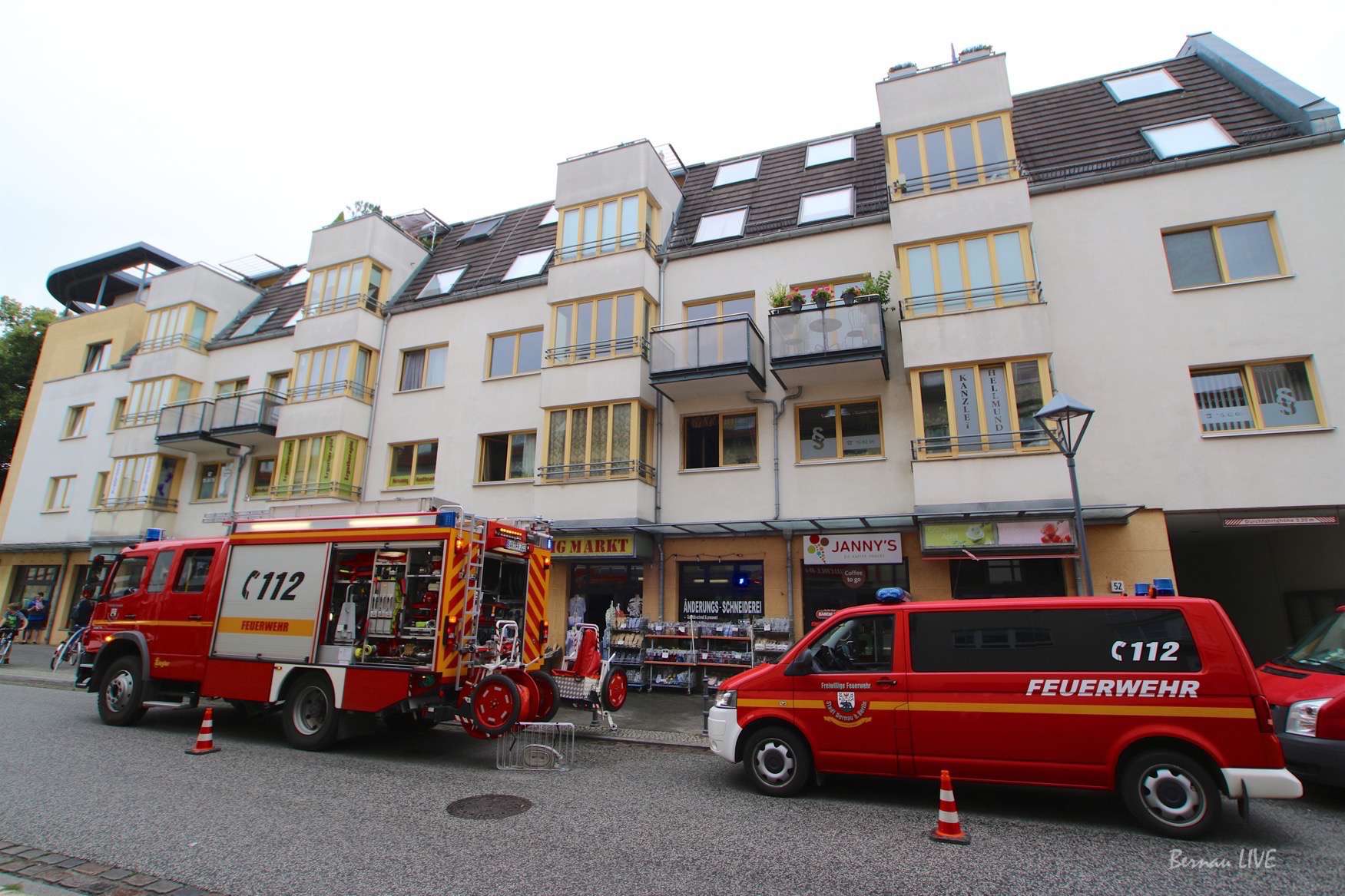Bernau: Beim Bohren Hauptwasserleitung getroffen -