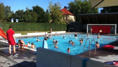 Sonne in der Stadt: Bernau panscht in den Sommer