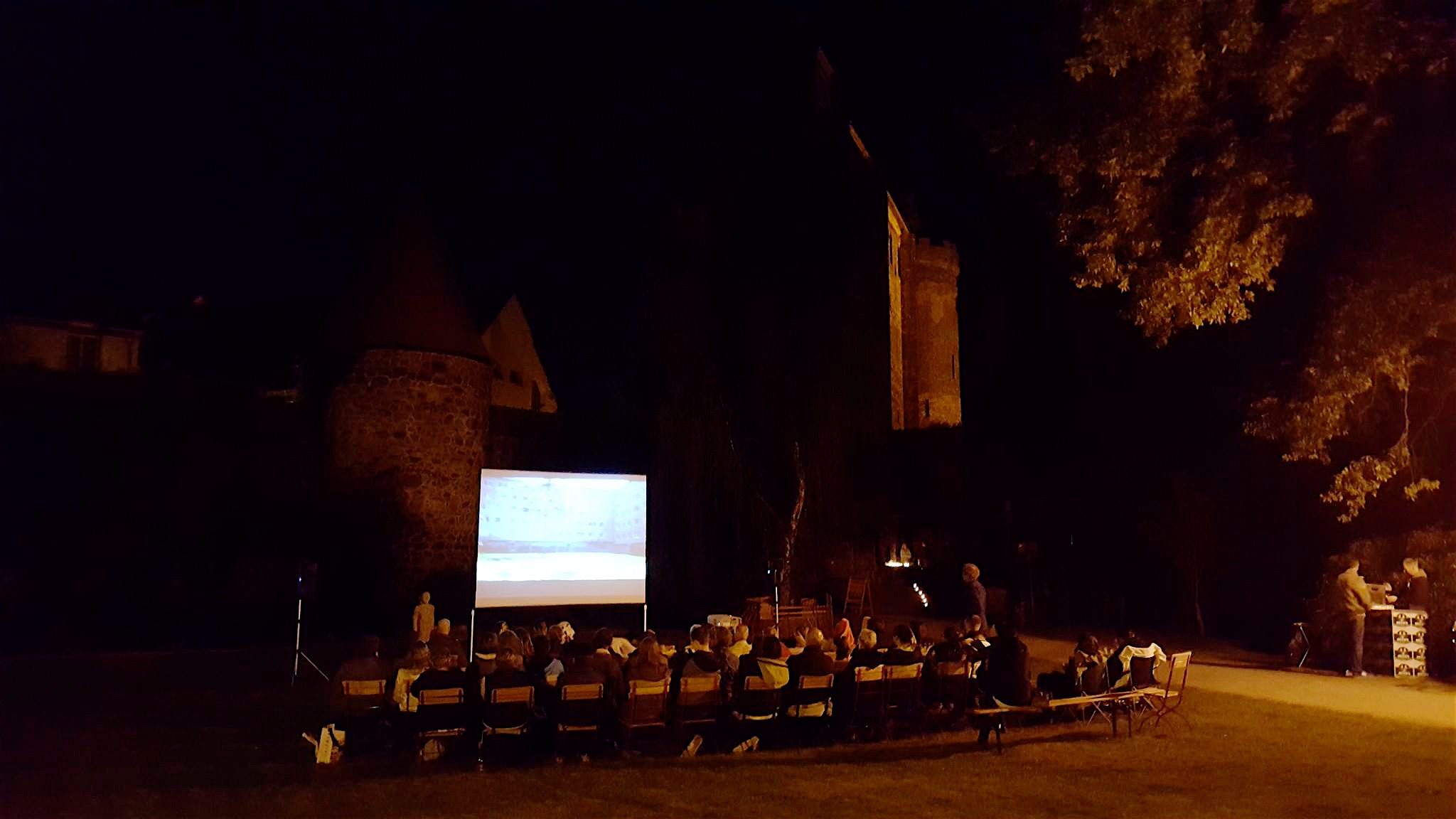 Aus dem Külzpark Bernau - Open Air Kino zum Kinderfilmfest