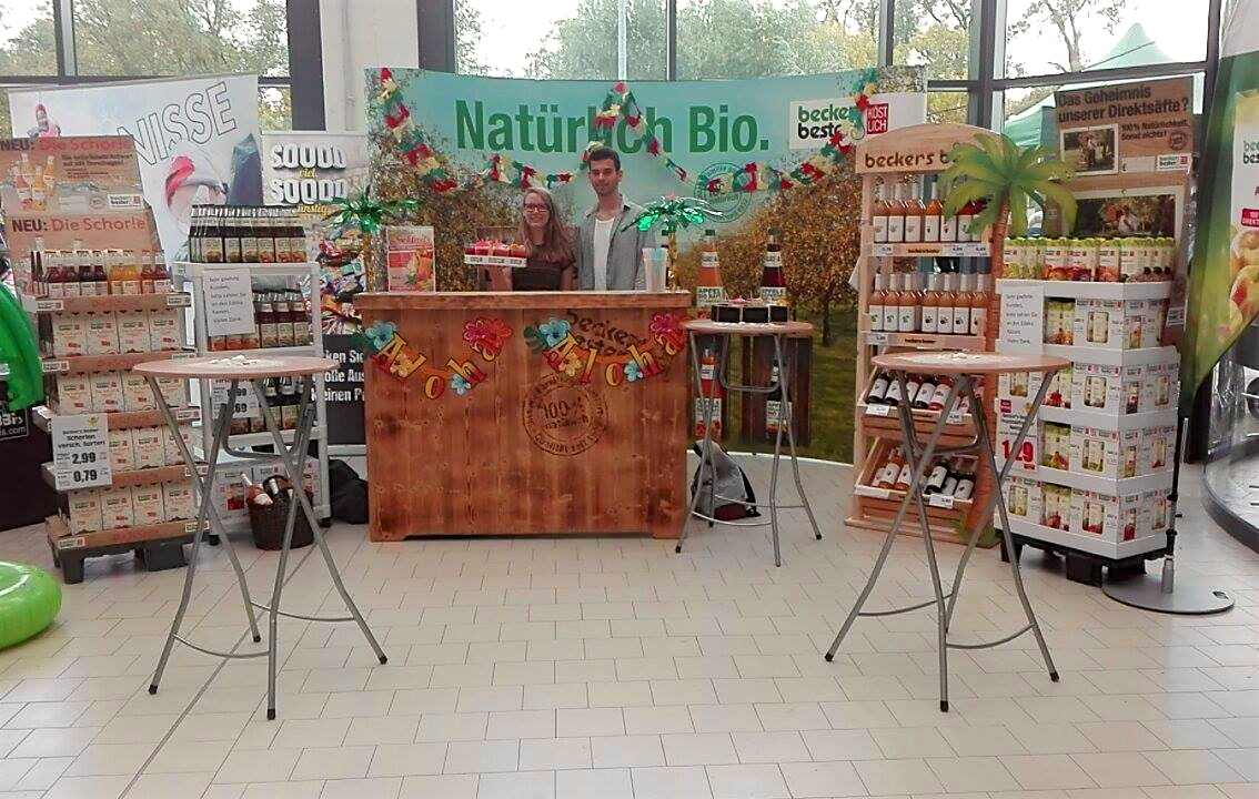 E-Center Bernau: Vegane Bio-Cocktails für die Klassenkasse